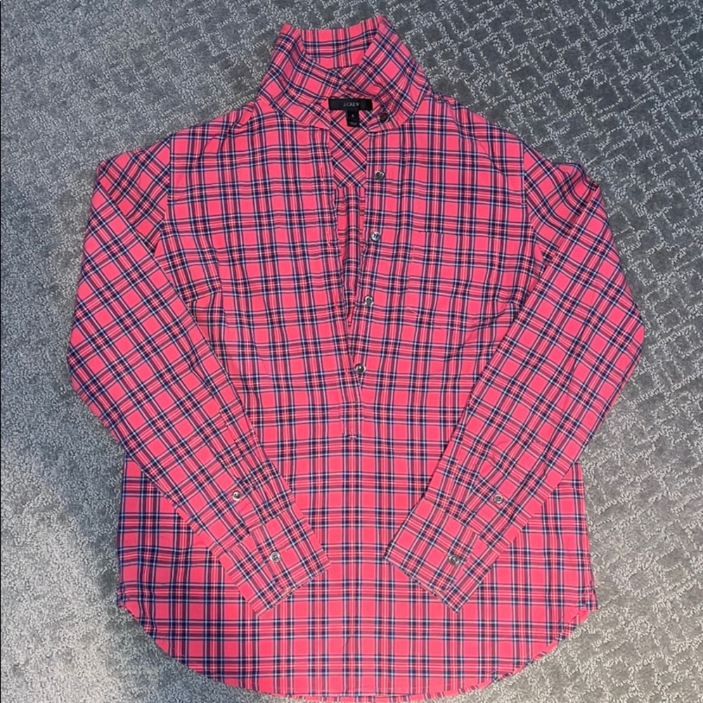 J. Crew plaid long sleeve